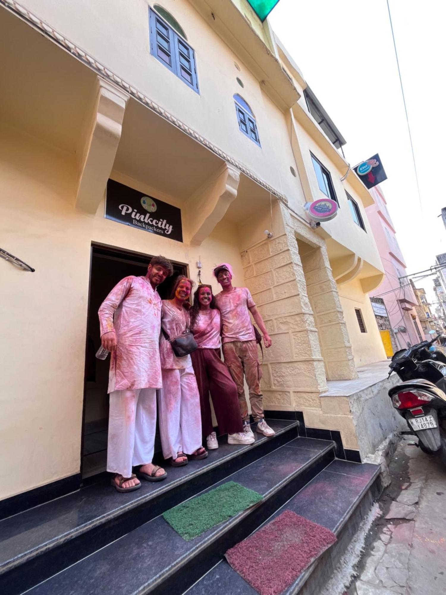 Pink City Backpackers Jaipur Dış mekan fotoğraf